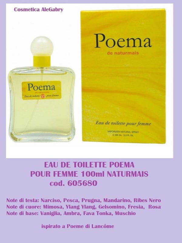 eau de toilette poema Naturmais