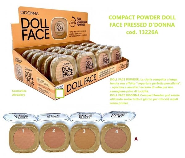 compact power doll face pressed D'Donna
