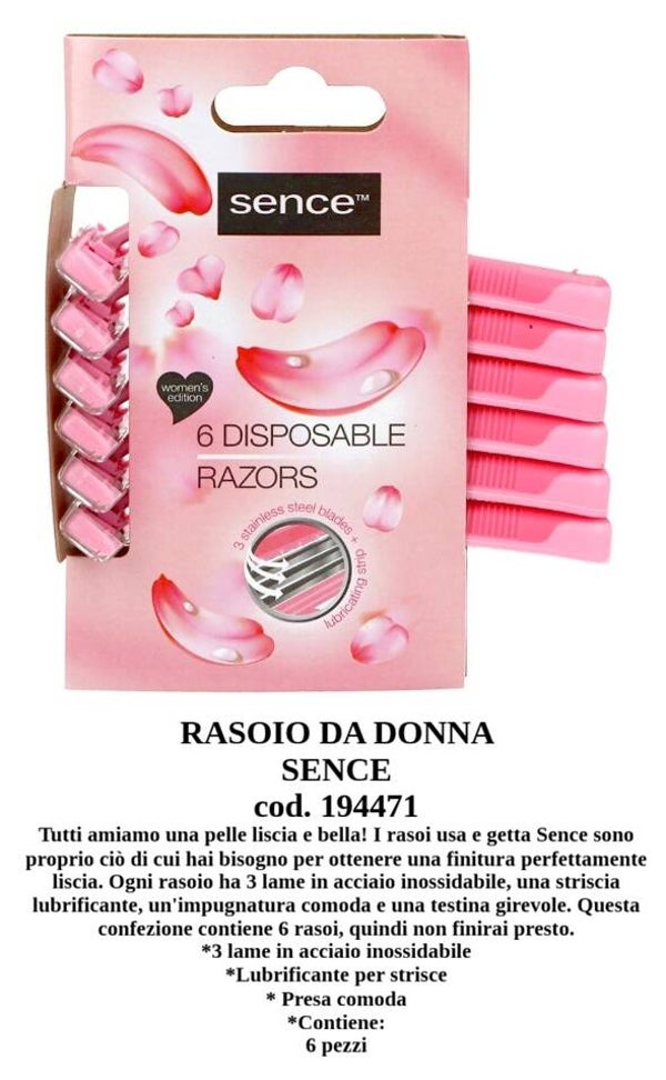 rasoio da donna Sence