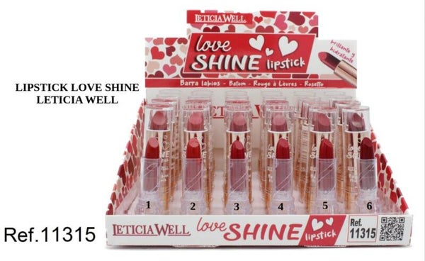 lipstick love shine Leticia Well