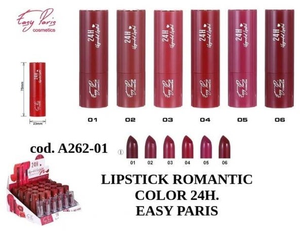 lipstick romantic color Easy Paris