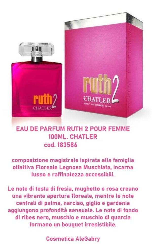 eau de parfum  ruth2 Chatler