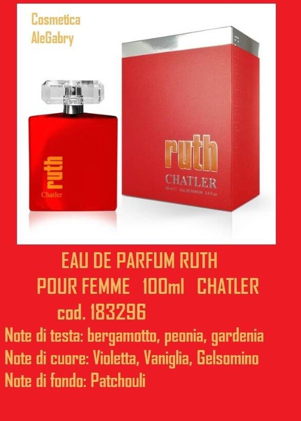 eau de parfum ruth Chatler
