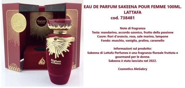 eau de parfum sakeena Lattafa