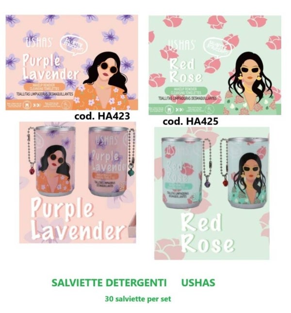 salviette detergenti Ushas