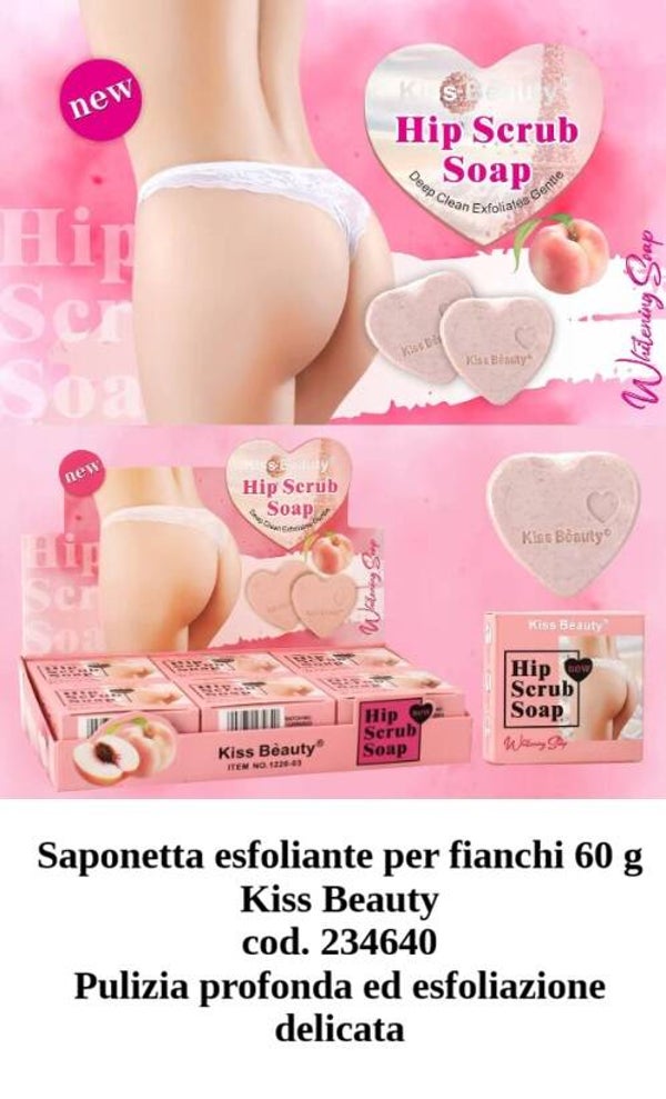 saponetta esfoliante per fianchi Kiss Beauty