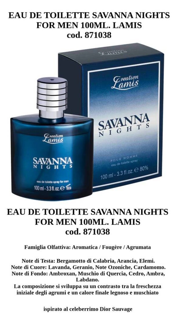 eau de toilette savanna nights Lamis