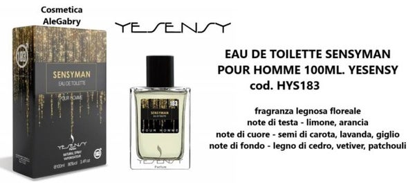 eau de toilette sensyman Yesensy