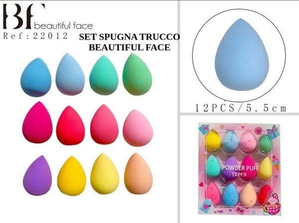 set spugnette trucco Beutiful Face