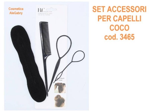 set accessori per acconciature Beautiful Face