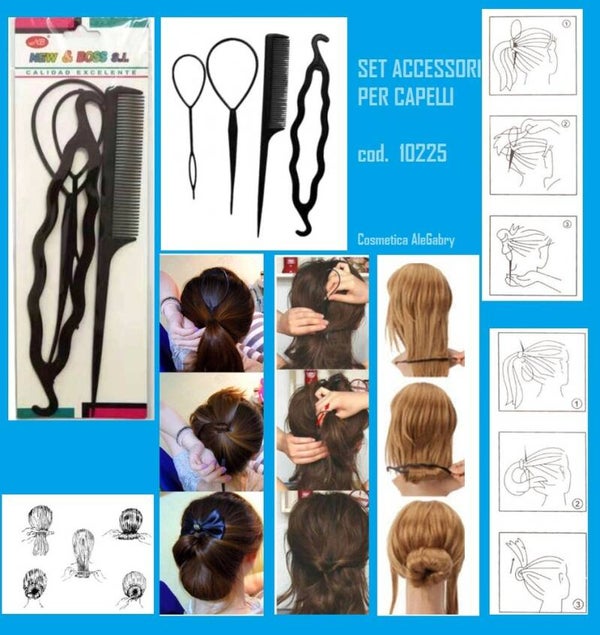 set accessori per capelli New boss