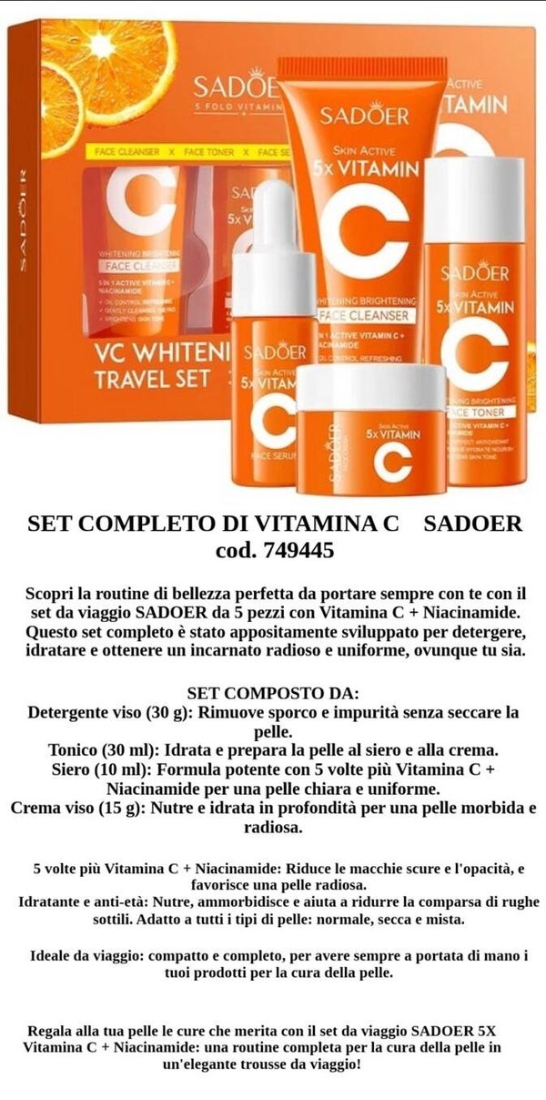 set completo vitamina C Sadoer