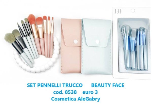 set pennelli trucco Beauty face