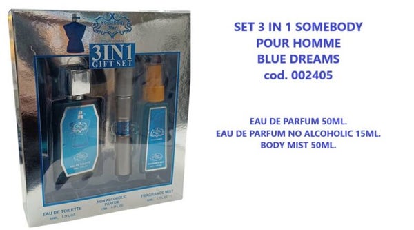 set 3 in 1 Blue Dreams