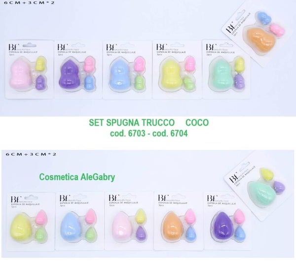 set spugne trucco Coco