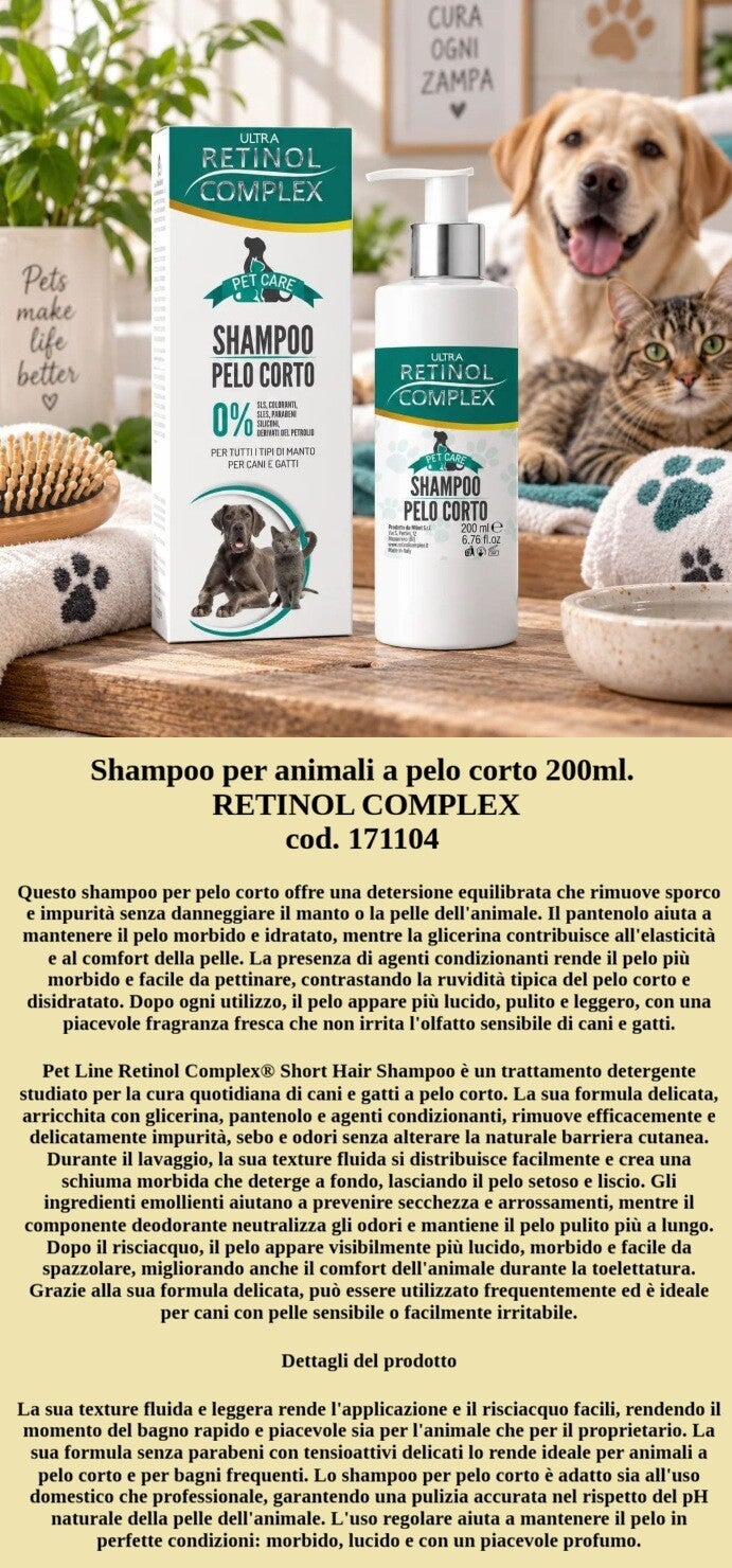 Shampoo Linea Pet Retinol Complex