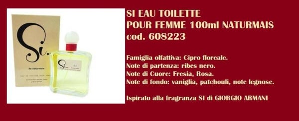 eau de toilette si Naturmais