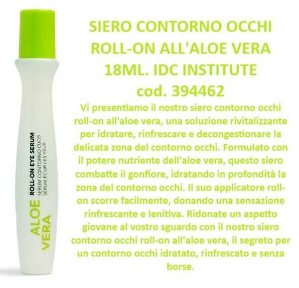siero contorno occhi aloe vera IDC institute