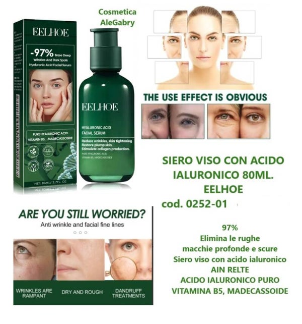 siero viso con acido ialuronico Eelhoe