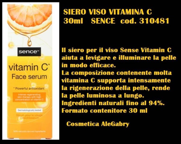 siero viso vitamina C Sence