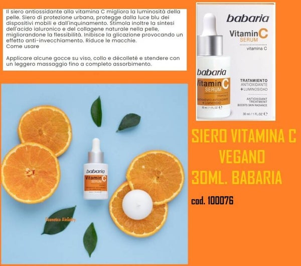 siero vitamina C vegano Babaria