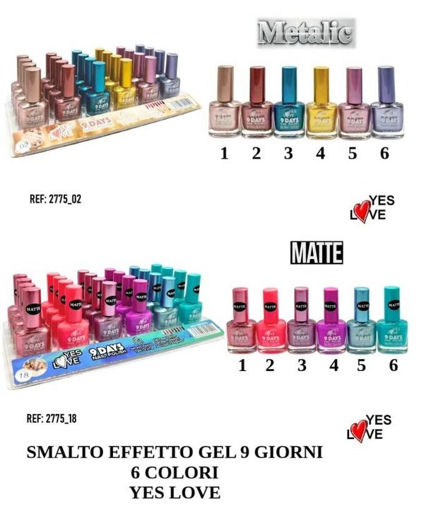smalto per unghie 9 giorni Yes Love