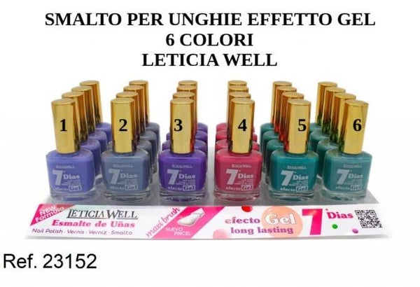 smalto effetto gel 7 giorni Leticia Well