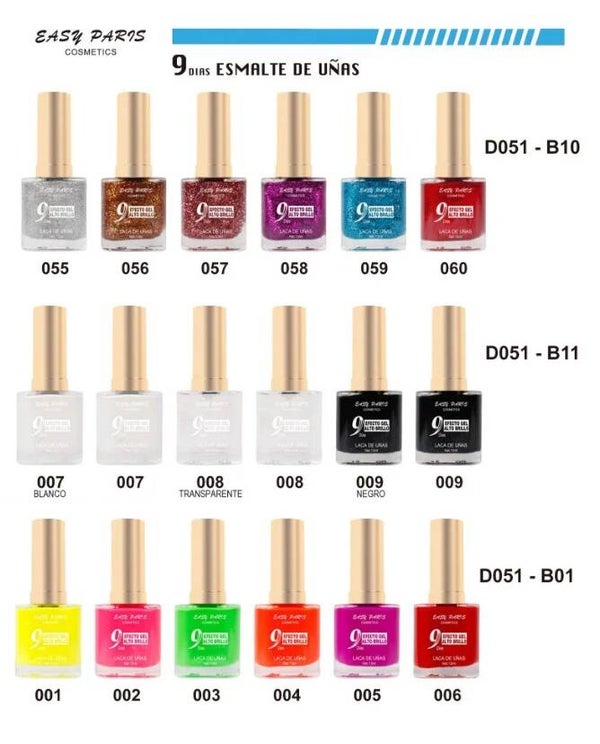 smalto effetto gel 9 giorni Easy Paris