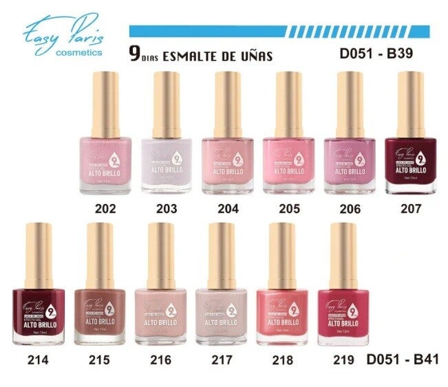 smalto altamente lucido 9 giorni Easy Paris