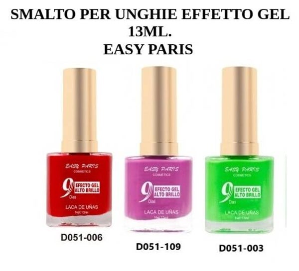 smalto effetto gel 9 giorni Easy Paris