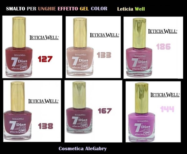 smalto effetto gel 7 giorni Leticia Well