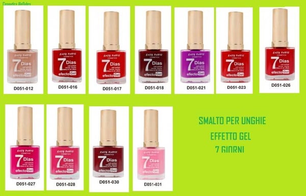 smalto effetto gel 7 giorni Easy Paris