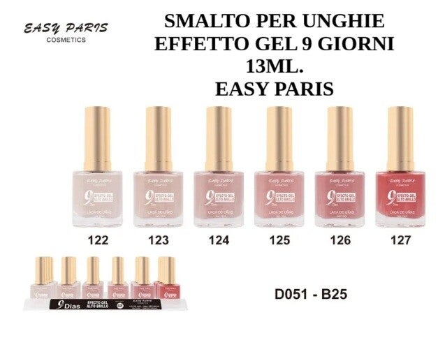 smalto effetto gel 7 giorni Easy Paris
