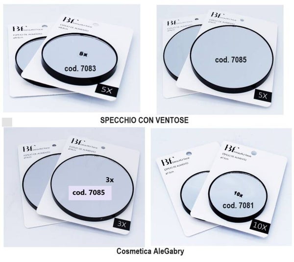 specchio con ventose Coco