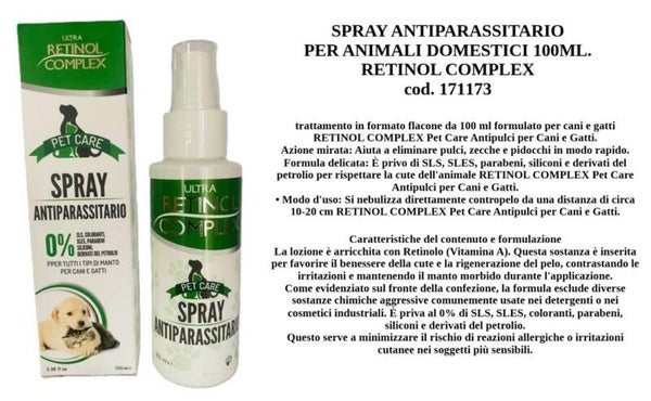 spray Linea Pet Retinol Complex
