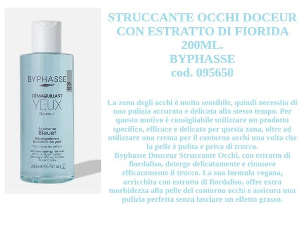struccante occhi con estratto di fiorida Byphasse