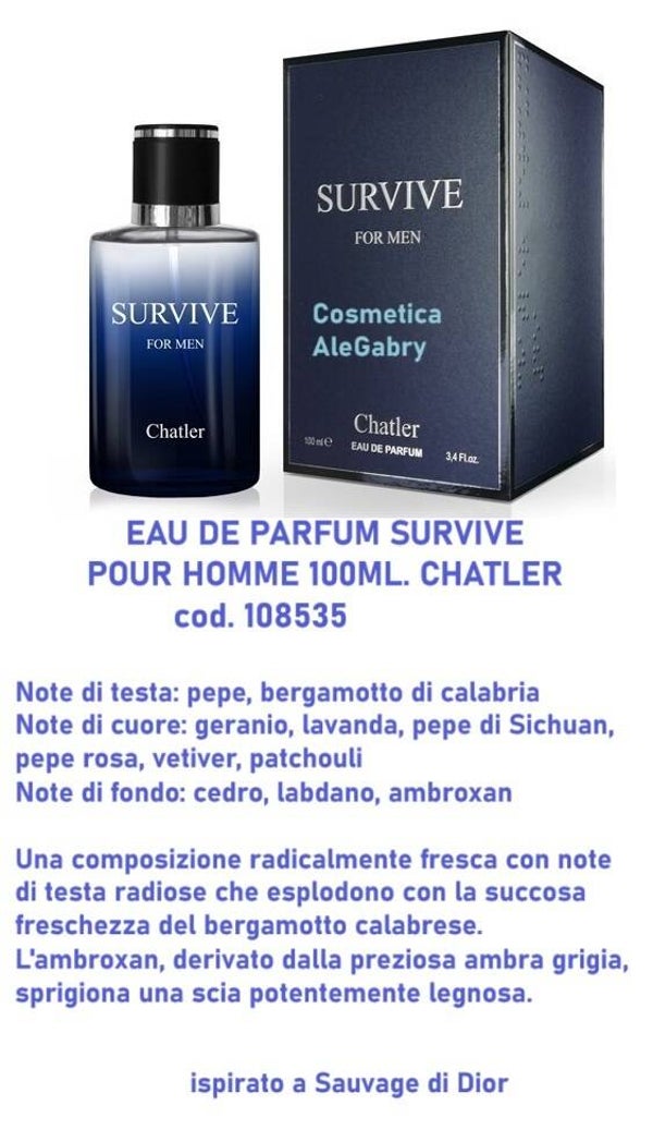 eau de parfum survive Chatler