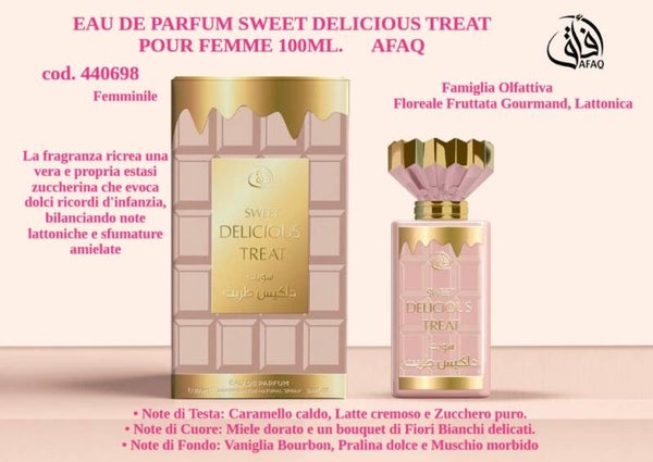 eau de parfum sweet delicious treat Afaq