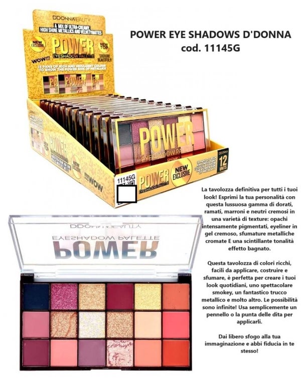 palette ombretti power D'Donna