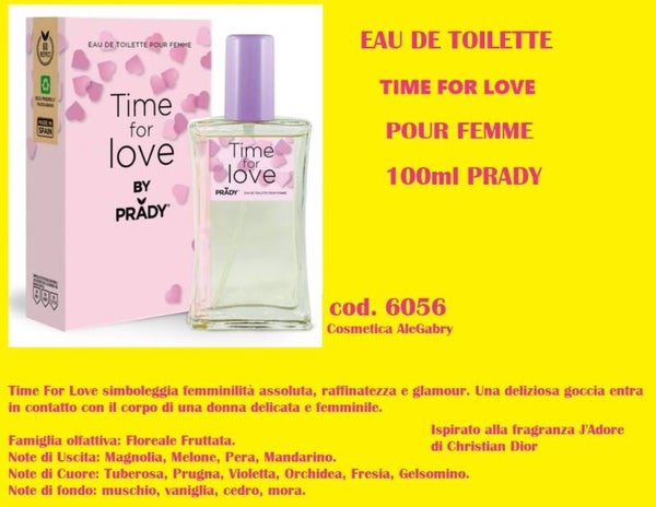 eau de toilette time for love Prady