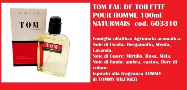 eau de toilette tom Naturmais