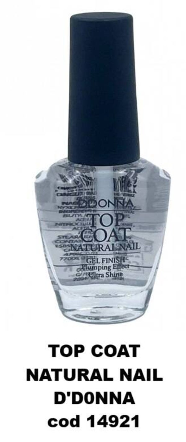 top coat natural nail D'Donna