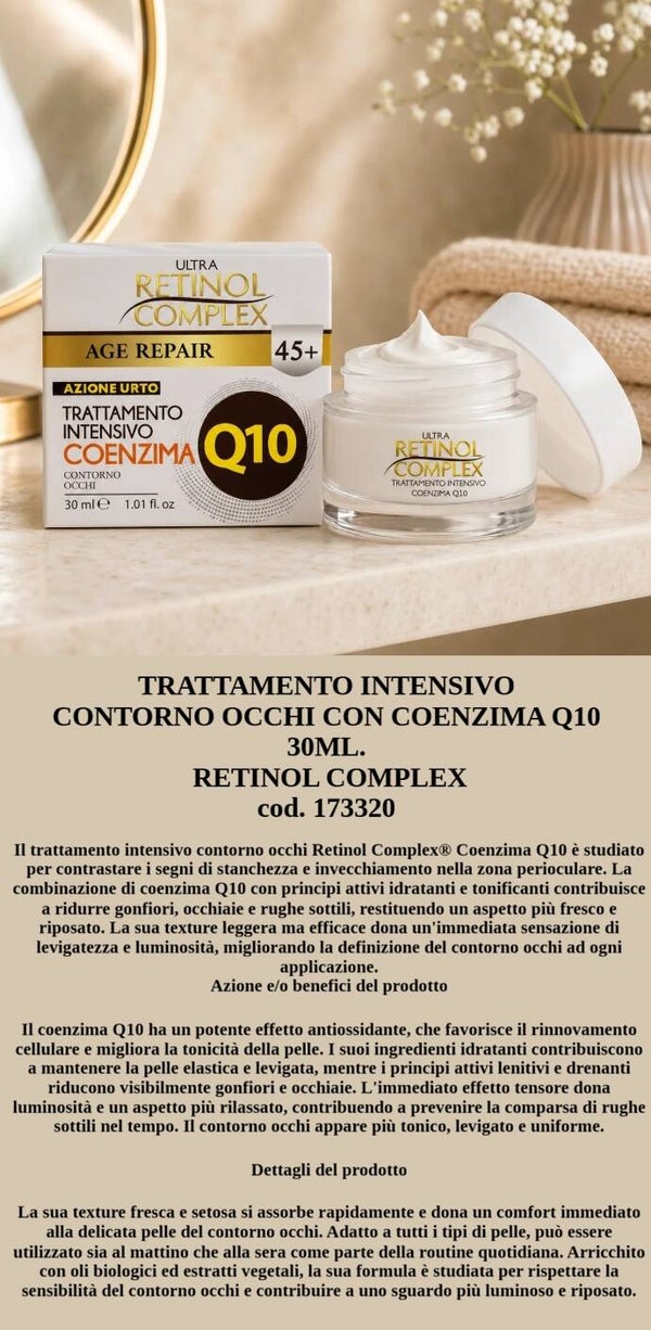 trattamento intensivo contorno occhi Q10 Retinol Complex
