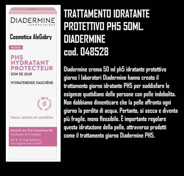 trattamento idratante protettivo Ph5 Diadermine