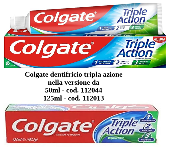 dentifricio tripla azione Colgate