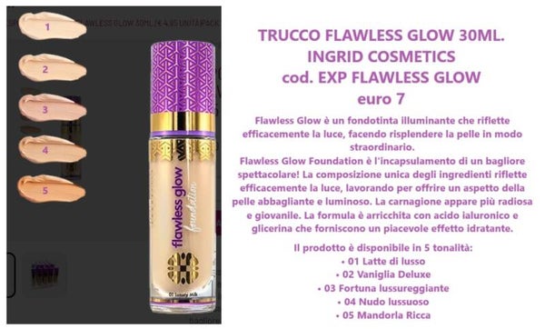 trucco flawless glow ingrid