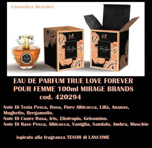eau de parfum true love forever Mirage Brands