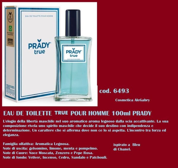 eau de toilette true Prady