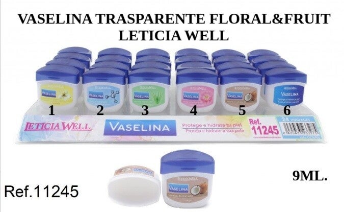 vasellina trasparente floral & fruit Leticia Well