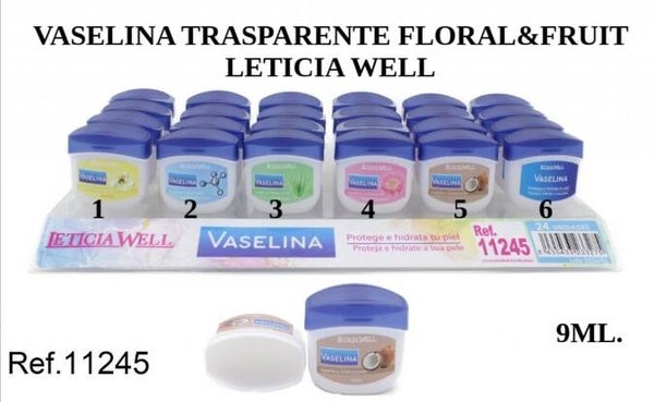 vasellina trasparente floral & fruit Leticia Well